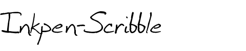 Inkpen Scribble Normal.ttf