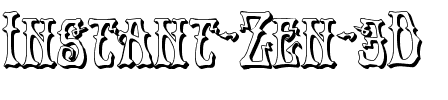 Instant Zen 3D Regular.ttf