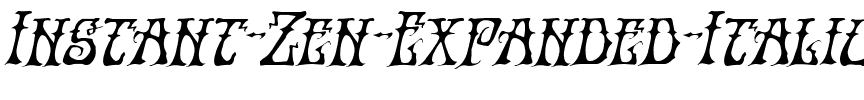 Instant Zen Expanded Italic Expanded Italic.ttf