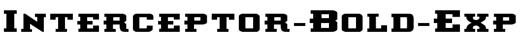 Interceptor Bold Expanded Bold Expanded.ttf