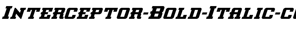 Interceptor Bold Italic Bold Italic.ttf