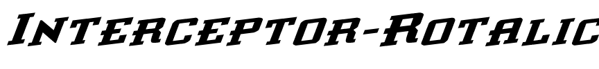 Interceptor Rotalic Rotalic.ttf
