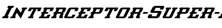 Interceptor Super-Italic Italic.ttf