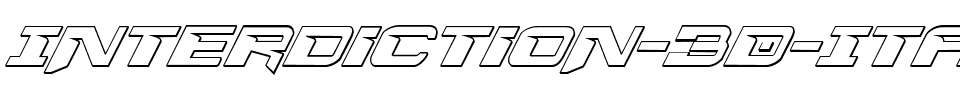 Interdiction 3D Italic V.ttf