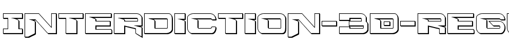 Interdiction 3D Regular.ttf
