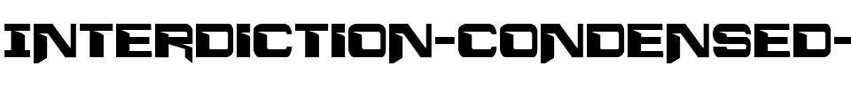 Interdiction Condensed Condensed.ttf