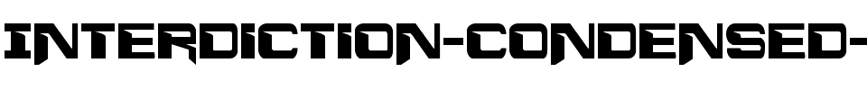 Interdiction Condensed Condensed.ttf