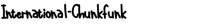 International Chunkfunk Regular.ttf