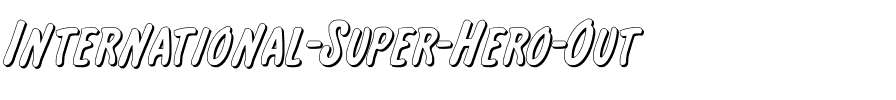 International Super Hero Out Outline.ttf