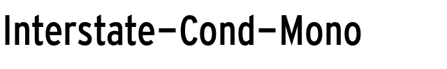 Interstate Cond Mono Regular.ttf