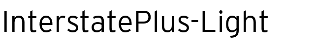 InterstatePlus Light.ttf
