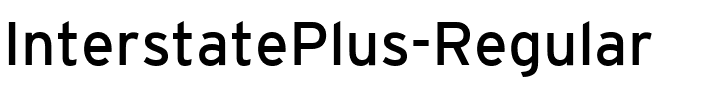 InterstatePlus Regular.ttf