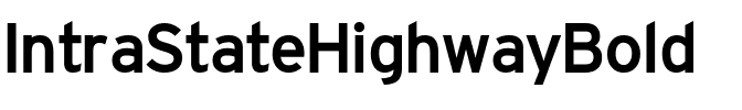 IntraStateHighwayBold Regular.ttf