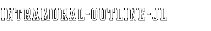 Intramural Outline JL Regular.ttf