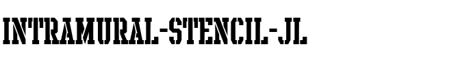 Intramural Stencil JL Regular.ttf