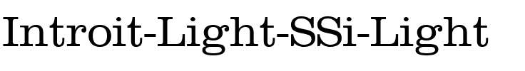 Introit Light SSi Light.ttf