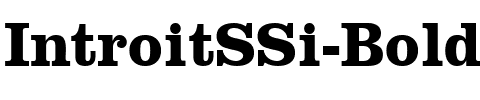 IntroitSSi Bold.ttf