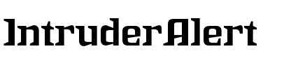 Intruder Alert Regular.ttf