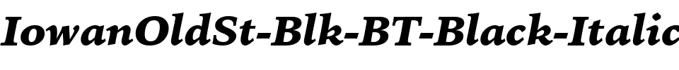 IowanOldSt Blk BT Black Italic.ttf