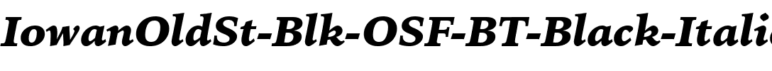 IowanOldSt Blk OSF BT Black Italic.ttf