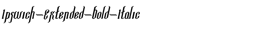 Ipswich-Extended  Bold Italic.ttf