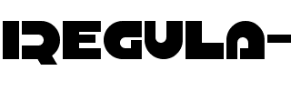 Iregula To Regular.otf