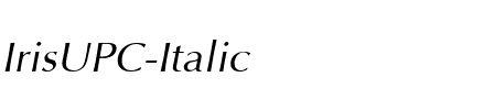 IrisUPC Italic.ttf