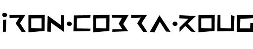 Iron Cobra Rough Regular.ttf