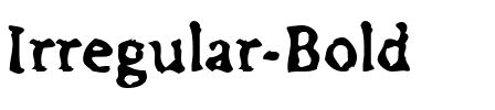 Irregular Bold Regular.ttf