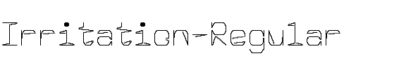 Irritation Regular.ttf