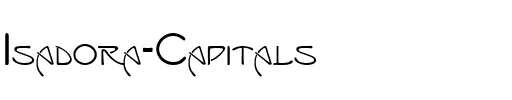 Isadora Capitals Regular.ttf