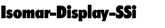 Isomar Display SSi Regular.ttf