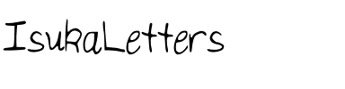 IsukaLetters Medium.ttf