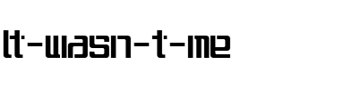 It wasn’t me Regular.ttf