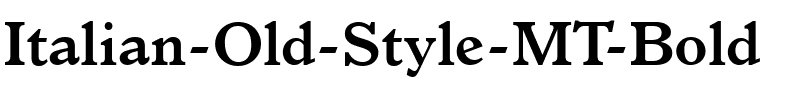 Italian Old Style MT Bold.ttf
