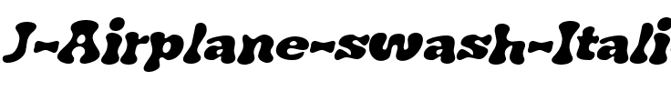 J. Airplane swash Italic Regular.ttf