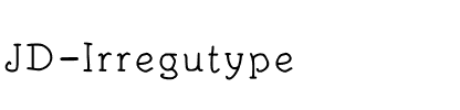 JD Irregutype Medium.ttf