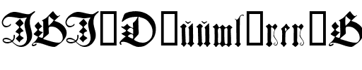 JGJ Dürer Gothic Regular.ttf