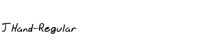 JHand Regular.ttf