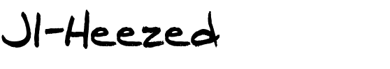 JI-Heezed Regular.ttf