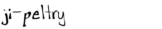 JI-Peltry Regular.ttf
