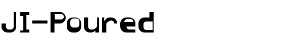 JI-Poured Regular.ttf