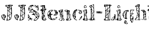 JJStencil Light Regular.ttf