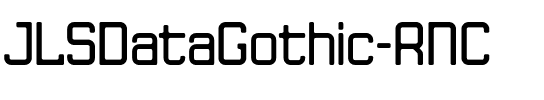 JLS Data GothicR NC Regular.otf