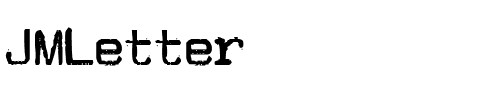 JMLetter Regular.ttf