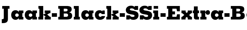 Jaak Black SSi Extra Bold.ttf