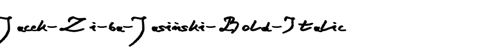 Jacek Zięba-Jasiński Bold Italic.ttf
