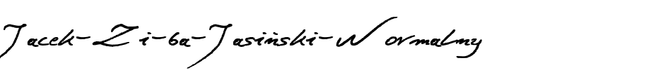 Jacek Zięba-Jasiński Normalny.ttf