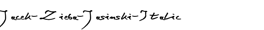 Jacek Zieba-Jasinski Italic.ttf