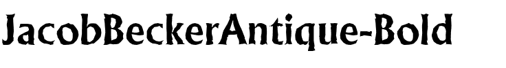 JacobBeckerAntique Bold.ttf